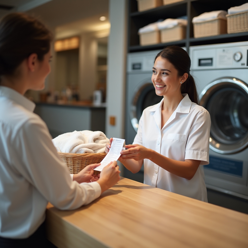 Услуга сдал-забрал в прачечной